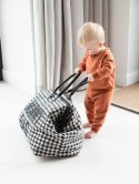 Childhome Torba Mommy Bag Czarno-Biała Pepitka