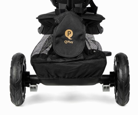 Milly Mally Qplay Rowerek trójkołowy Rito Deluxe Rubber black