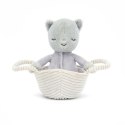 Jellycat Kotek w Koszyczku 19 cm