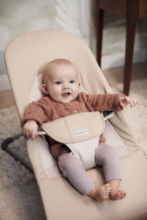 BABYBJORN - leżaczek BALANCE SOFT WOVEN - Khaki / Beżowy