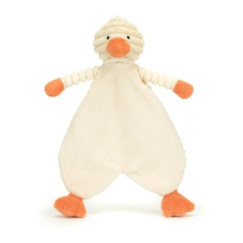 Jellycat Kaczuszka Sztruksowa Szmatka Przytulanka 28 cm