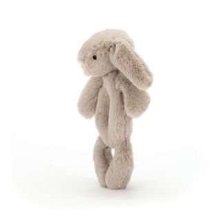 Jellycat Króliczek Grzechotka Beżowa 18 cm