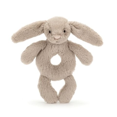 Jellycat Króliczek Grzechotka Beżowa 18 cm