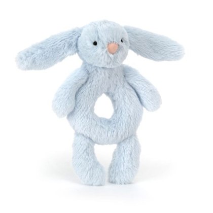 Jellycat Króliczek Grzechotka Jasno Niebieska 18 cm