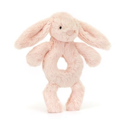 Jellycat Króliczek Grzechotka Pudrowy Róż 18 cm