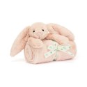 Jellycat Króliczek Kocyk Pudrowy Róż 70 cm