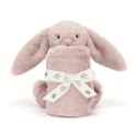 Jellycat Króliczek Luxe Szmatka Przytulanka Pudrowy Róż 34 cm