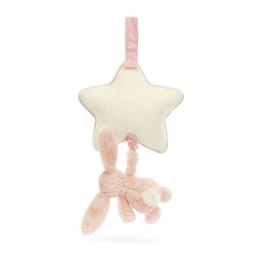 Jellycat Króliczek z Gwiazdką i Pozytywką Pudrowy Róż 30 cm