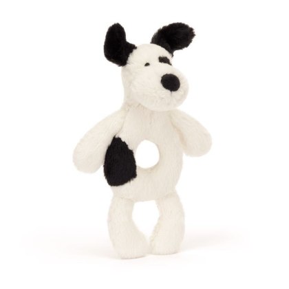 Jellycat Łaciaty Piesek Grzechotka Kremowa 18 cm