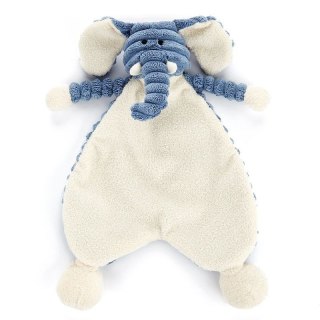 Jellycat Słoń Sztruksowy Szmatka Przytulanka Niebieska 23 cm