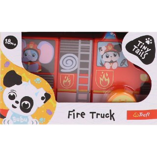 Trefl Zabawka drewniana Magnetic vehicle - Fire truck Tiny