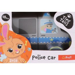 TREFL 61814 Zabawka drewniana Magnetic vehicle - Police Tiny Tails