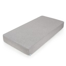 Ceba Prześcieradło jersey z gumką 120x60 Light grey melanż