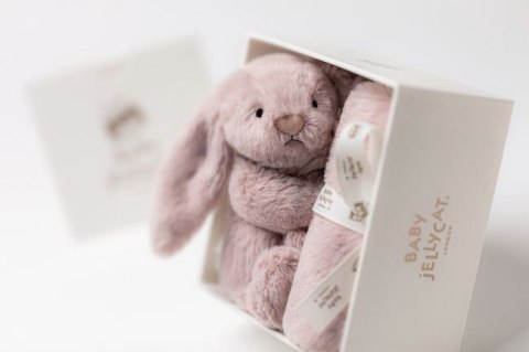 Jellycat Króliczek Luxe Szmatka Przytulanka Pudrowy Róż 34 cm