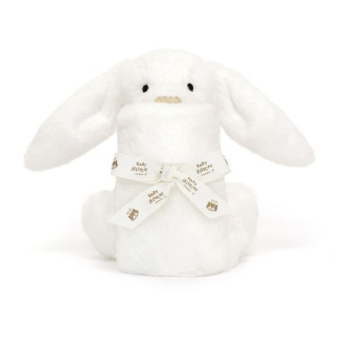 Jellycat Króliczek Luxe Szmatka Przytulanka Biała 34 cm