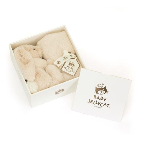 Jellycat Króliczek Luxe Szmatka Przytulanka Kremowa 34 cm