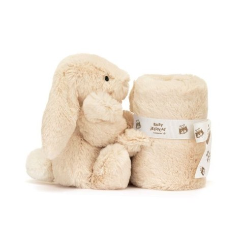 Jellycat Króliczek Luxe Szmatka Przytulanka Kremowa 34 cm