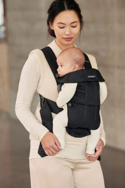 BABYBJORN MINI Woven - nosidełko, Czarny