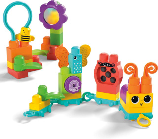 Klocki sensoryczne MEGA Bloks Fisher Price Aktywizująca gąsieniczka HKN44