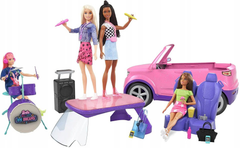 Barbie Samochód 2w1 Scena Koncertowa Akcesoria BIG CITY GYJ25