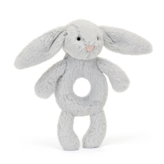 Jellycat Króliczek Grzechotka Srebrna 18 cm