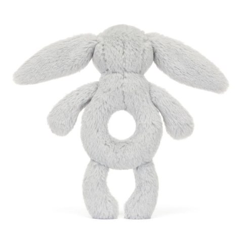 Jellycat Króliczek Grzechotka Srebrna 18 cm