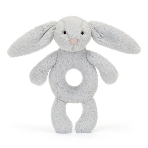 Jellycat Króliczek Grzechotka Srebrna 18 cm