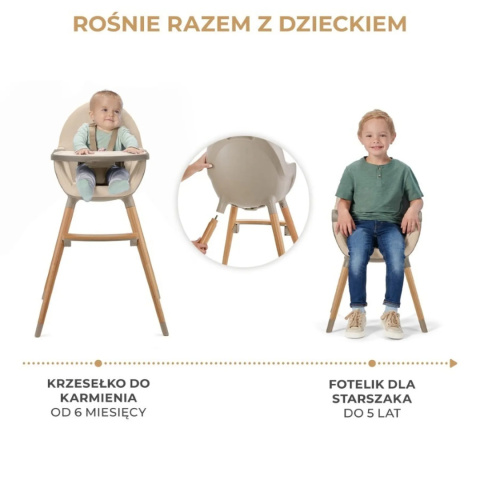 Kinderkraft Krzesełko do karmienia FINI 2 beige