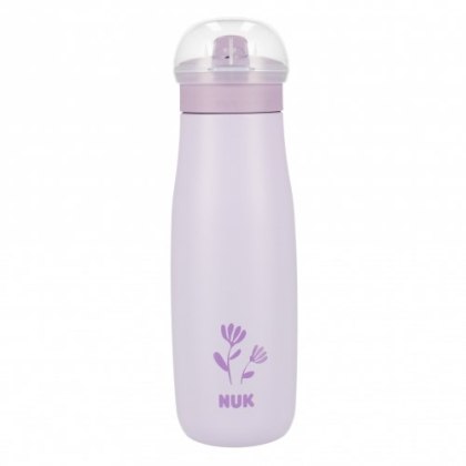 NUK 225329 Kubek ze stali nierdzewnej 500ml Mini +12m kwiat