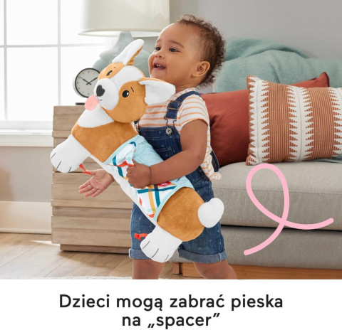 Fisher-Price Piesek 3w1 Poduszeczka pod brzuszek HJW10