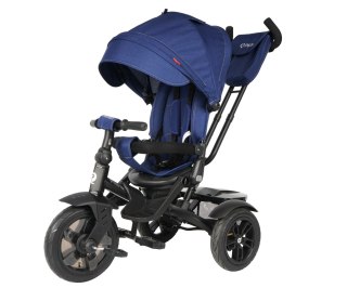 Milly Mally Qplay Rowerek trójkołowy Premium Navy/Blue