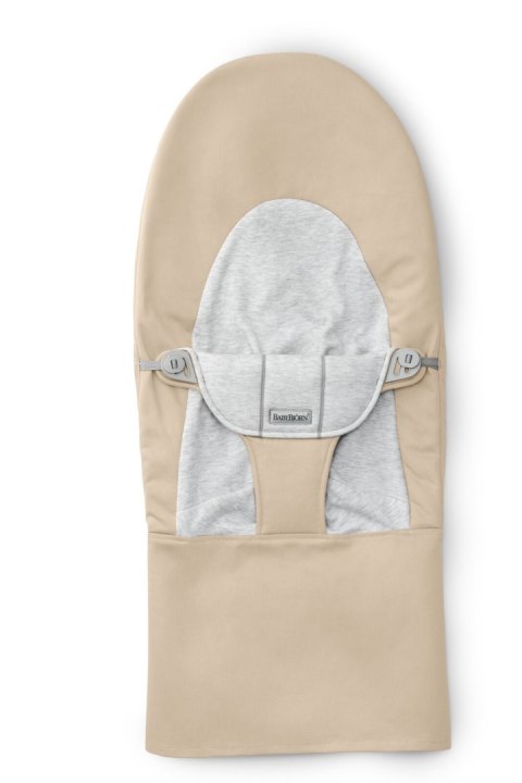 BABYBJORN - poszycie do leżaczka Balance Soft, Woven/Jersey, Beż/Szary