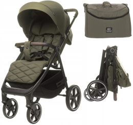 4 BABY Wózek spacerowy STINGER PRO KHAKI +torba