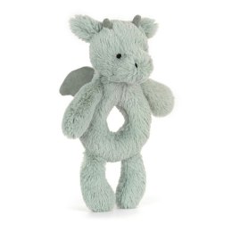 Jellycat Smok Grzechotka Miętowo-Szara 18 cm