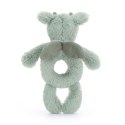 Jellycat Smok Grzechotka Miętowo-Szara 18 cm