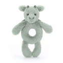 Jellycat Smok Grzechotka Miętowo-Szara 18 cm