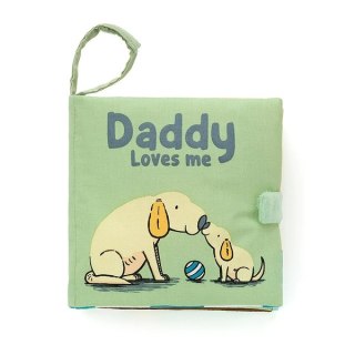 Jellycat „Daddy Loves Me" Książeczka Sensoryczna dla Dzieci