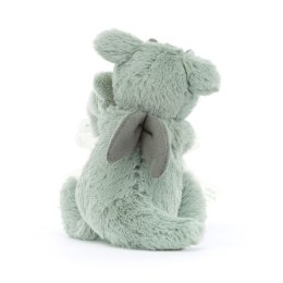 Jellycat Smok Szmatka Przytulanka Miętowo-Szara 34 cm