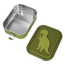 Duży stalowy lunch box - Dinozaur