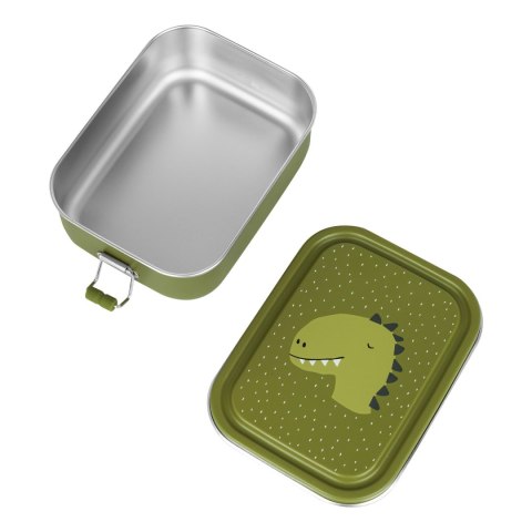 Mały stalowy lunch box - Dinozaur