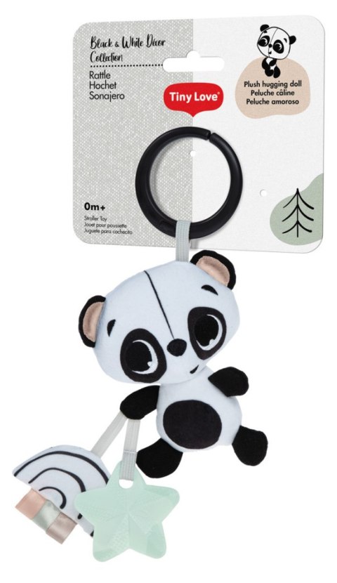 Tiny Love TINY SMARTS Zawieszka/pozytywka Panda DECOR czarno/biała