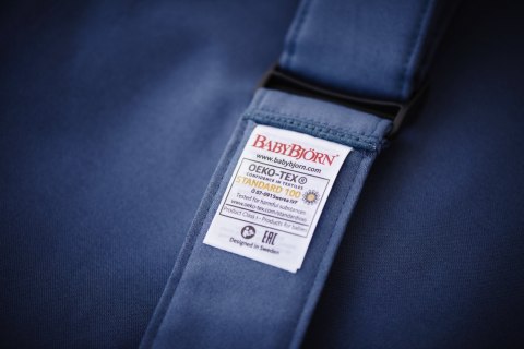 BABYBJORN MINI Cotton - nosidełko, Niebieski