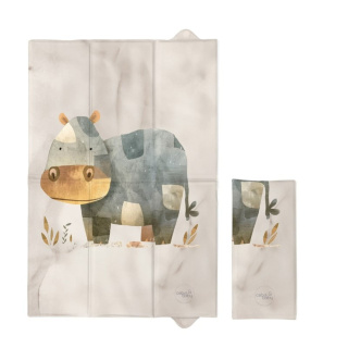 Ceba Składana mata do przewijania 40x60 Basic Cosy Hippo