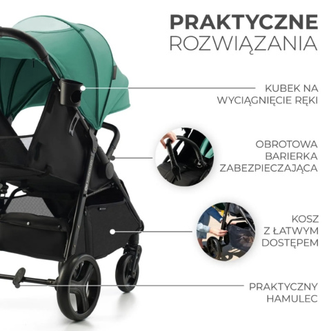 Kinderkraft Wózek spacerowy RINE JUICY GREEN