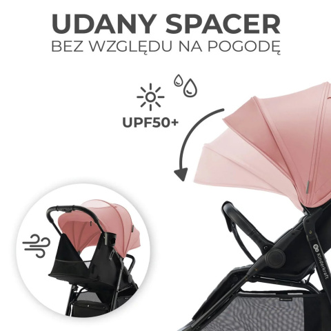 KinderKraft Wózek spacerowy RINE VITAL pink