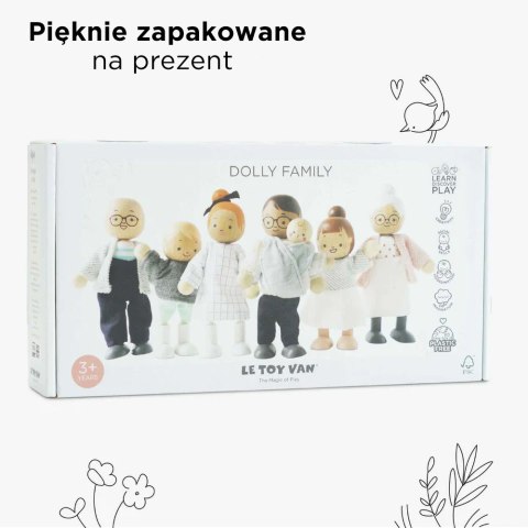 Rodzina lalek, zabawka dla dzieci, lalki do domku dla lalek Le Toy Van