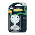 Tommee Tippee Smoczek uspokajający BREAST LIKE GLOW 0-6 m 2pak