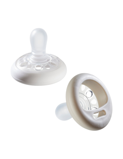 Tommee Tippee Smoczek uspokajający BREAST-LIKE 0-6m mix 2 szt