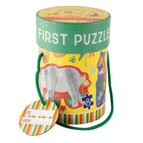 Floss & Rock Dżungla Puzzle dla Początkujących 4w1