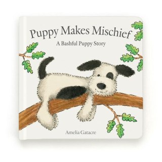 Jellycat „Puppy Makes Mischief" Książeczka dla Dzieci